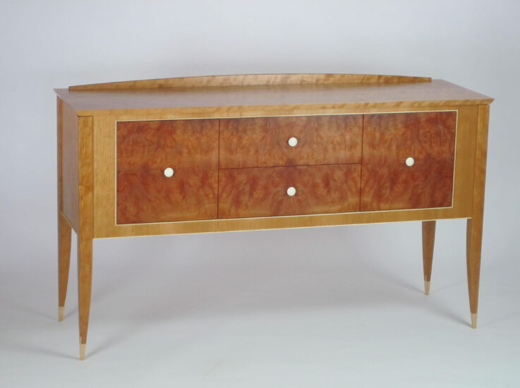 Custom made mid-century modern wood sideboard 