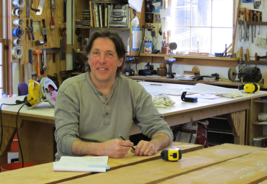 David Boynton, Vermont builder of fine wood furniture and custom cabinets.